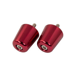 BIKE IT Alloy Suzuki Flush Type Red Bar End Weights 