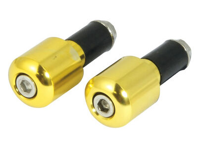 BIKE IT Gold 13mm Slim Bar End Weights