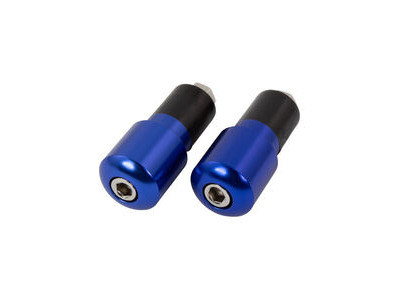 BIKE IT Blue 18mm Slim Bar End Weights