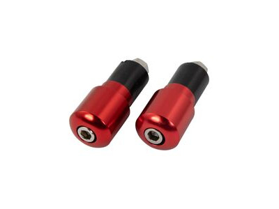 BIKE IT Red 18mm Slim Bar End Weights