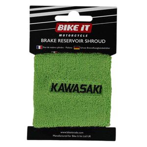 BIKE IT Brake Reservoir Protector Shroud Green Kawasaki click to zoom image