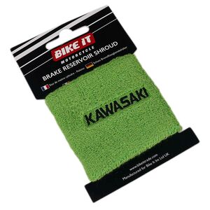 BIKE IT Brake Reservoir Protector Shroud Green Kawasaki click to zoom image