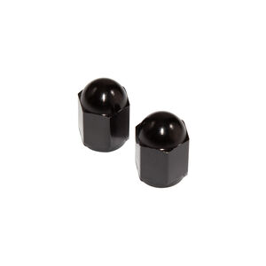 BIKE IT Hexagon Valve Caps - Black 