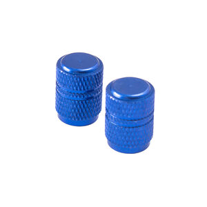 BIKE IT Round Valve Caps - Blue 