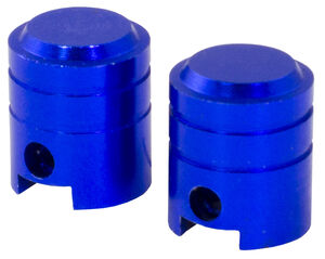 BIKE IT Small Piston Valve Caps - Blue 