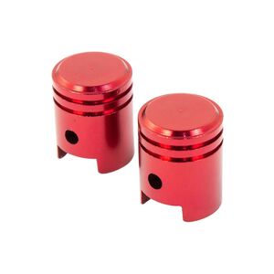 BIKE IT Small Piston Valve Caps - Red 