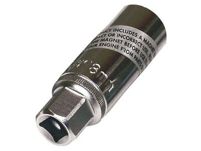 BIKE IT 18mm Magnetic Spark Plug Socket 3/8"