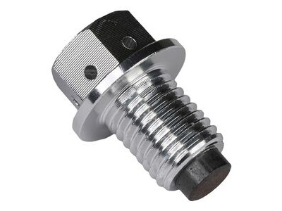 BIKE IT Magnetic Oil Cleaning Bolt - M10 (10mm) x 1.25 Pitch (Silver)
