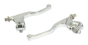 BIKE IT Lever Assembly Universal Short Chrome (Without Mirror Boss) 