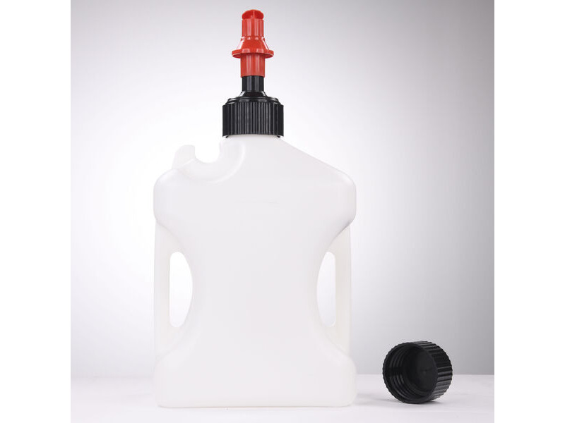 BIKE IT Quick Fill White Fuel Jug 20 Litre click to zoom image