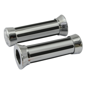 BIKE IT Grips Rail Type With Cap Detail Chrome 22mm 