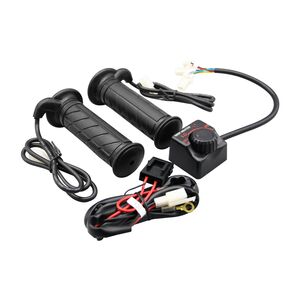 BIKE IT Adjustable Heated Grips With Temperature Control 