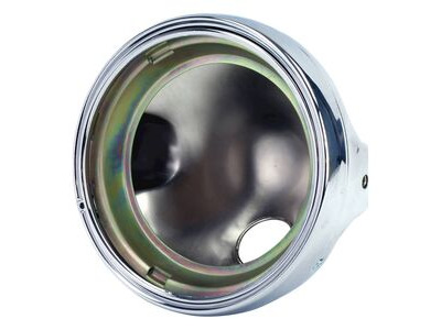 BIKE IT Headlight Universal 7" Chrome Casing