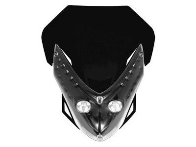 BIKE IT Universal Spectre Fairing Headlight Black