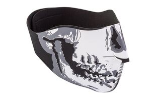 BIKE IT Neoprene Face Mask With Skull Design click to zoom image