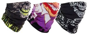 BIKE IT Neck Tube Triple Pack With Faces Designs 