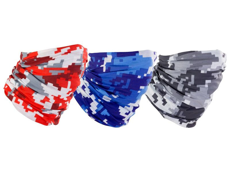 BIKE IT Neck Tube Triple Pack With Urban Digi Camo Designs click to zoom image