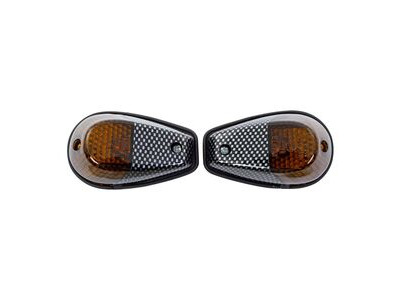 BIKE IT Original Fairing Indicators With Carbon Body And Smoked Lens
