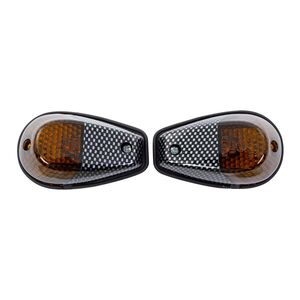 BIKE IT Original Fairing Indicators With Carbon Body And Smoked Lens 