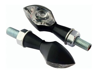 BIKE IT LED Boggle Indicators With Black Body And Clear Lens
