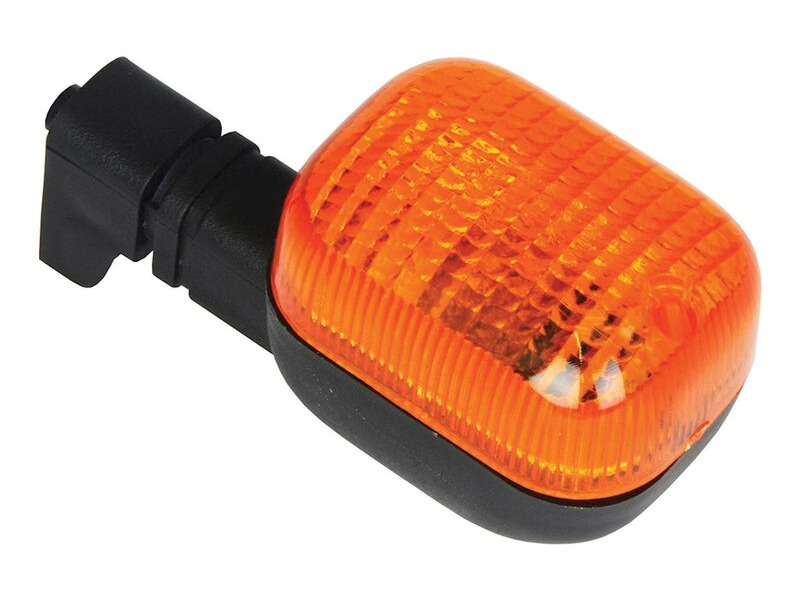 BIKE IT Universal Flexi Stem Indicators With Black Body And Amber Lens - #016 click to zoom image