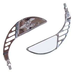 BIKE IT Vixen Universal Chrome Mirrors With 10mm Thread 