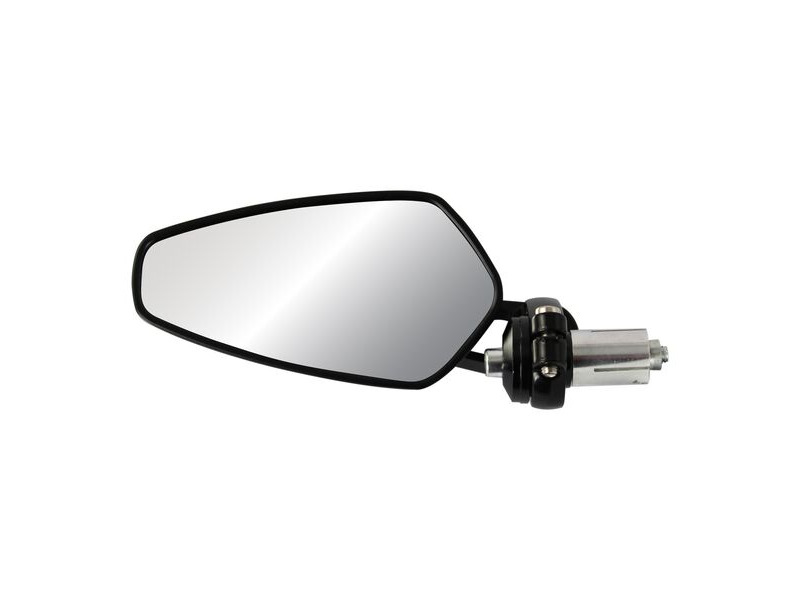 BIKE IT Universal Titan Bar End Mirrors Black Pair - #U030 click to zoom image