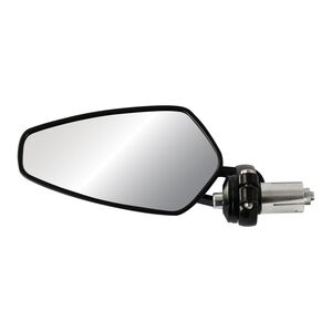 BIKE IT Universal Titan Bar End Mirrors Black Pair - #U030 