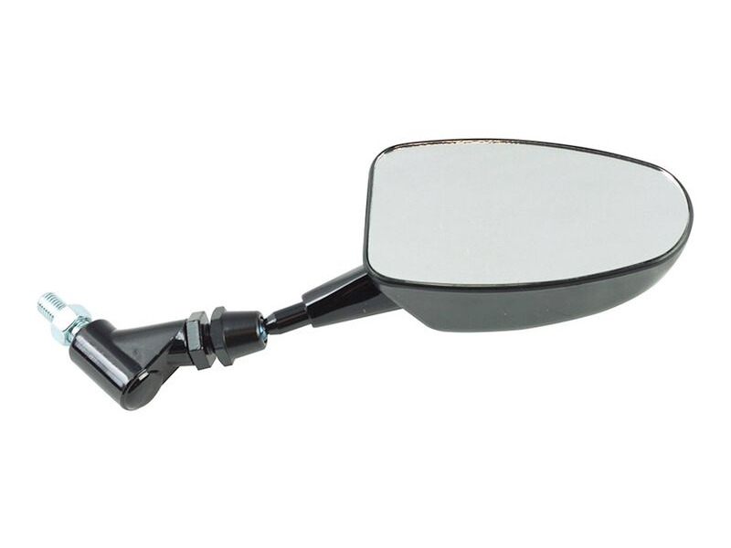 BIKE IT Black Stalker Handlebar Fit Mirrors With 10mm Thread click to zoom image