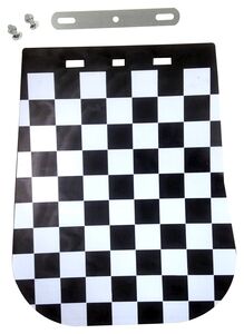 BIKE IT Chequered Mudflap 