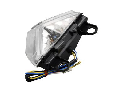 BIKE IT LED Rear Tail Light With Clear Lens And Integral Indicators - #D099