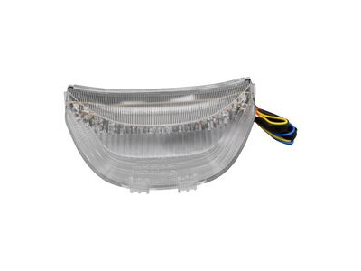 BIKE IT LED Rear Tail Light With Clear Lens And Integral Indicators - #H062