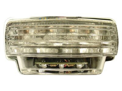 BIKE IT LED Rear Tail Light With Clear Lens And Integral Indicators - #H077