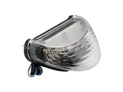BIKE IT LED Rear Tail Light With Clear Lens And Integral Indicators - #K029