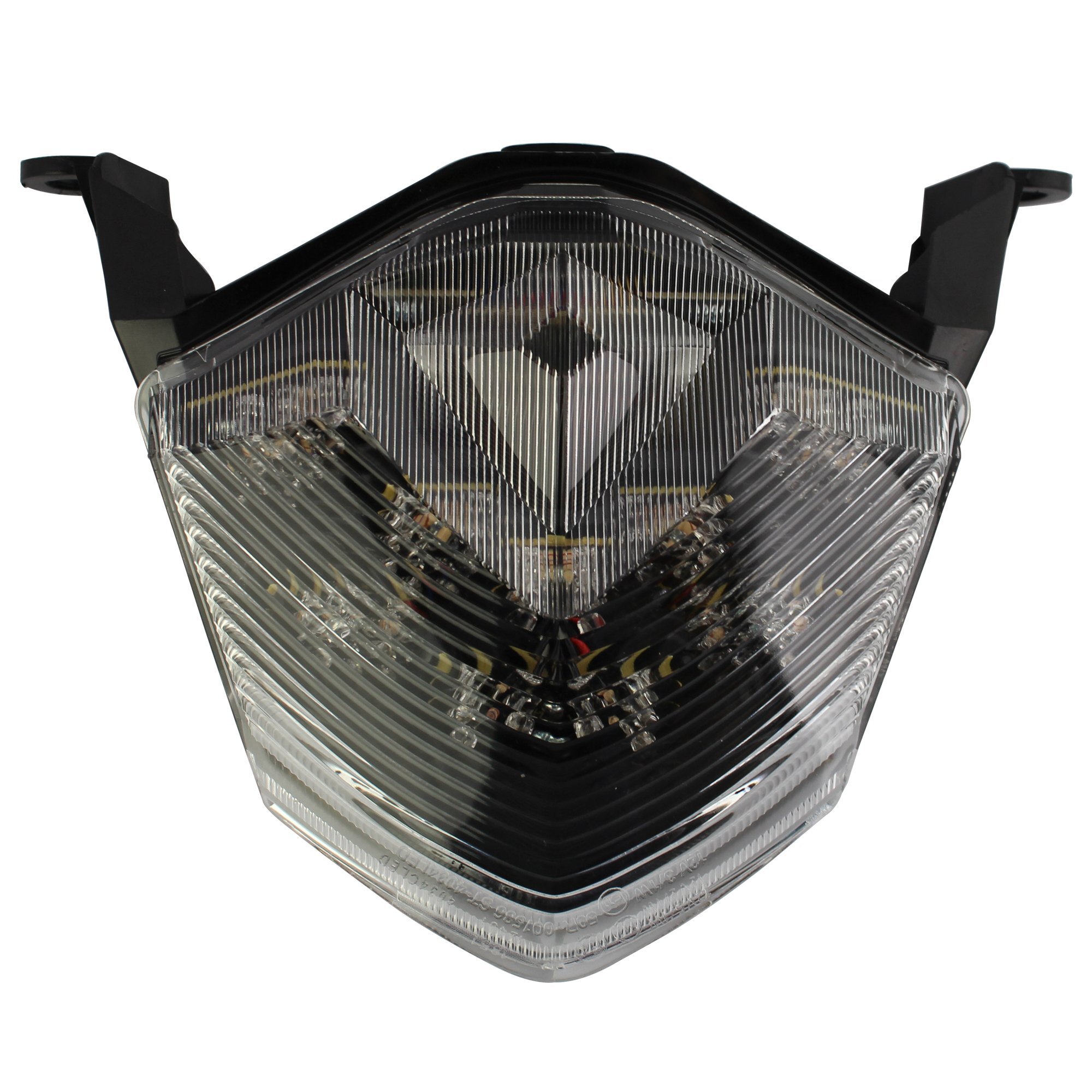 BIKE IT LED Rear Tail Light With Clear Lens And Integral Indicators 