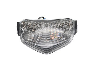 BIKE IT LED Rear Tail Light With Clear Lens And Integral Indicators - #S060