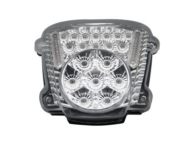 BIKE IT LED Rear Tail Light With Clear Lens And Integral Indicators - #S099