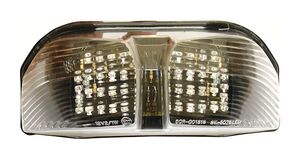 BIKE IT LED Rear Tail Light With Clear Lens And Integral Indicators - #Y036 