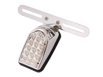 BIKE IT Mini Tombstone LED Rear Light With Clear Lens