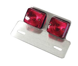 BIKE IT Original Twin Square Universal Rear Light 