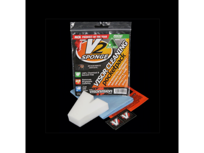 BIKE IT V2 Sponge Visor Cleaning Pocket Pack