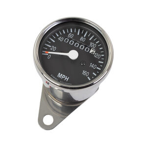 BIKE IT Chrome MPH Speedo - 60mph:2240rpm 