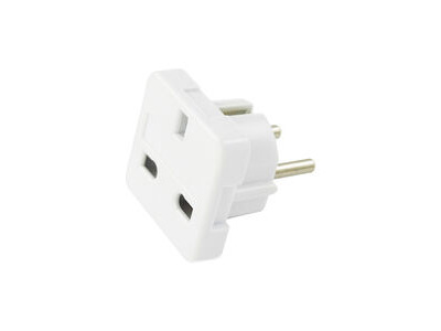 BIKE IT Euro 2 Pin AC Travel Adaptor