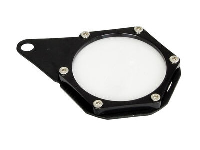 BIKE IT Tax Disc Holder Anodised Hexagon Black