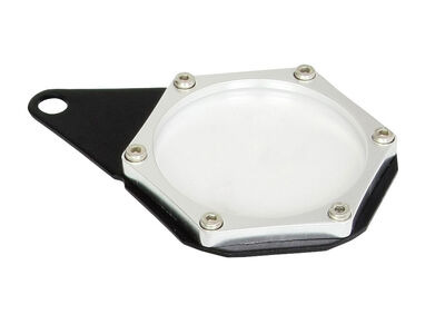 BIKE IT Anodised Hexagon Chrome Tax Disc Holder