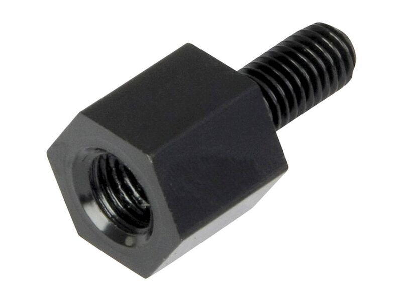 BIKE IT Black Mirror Adaptor For Converting 10mm Thread To 8mm Fitment click to zoom image