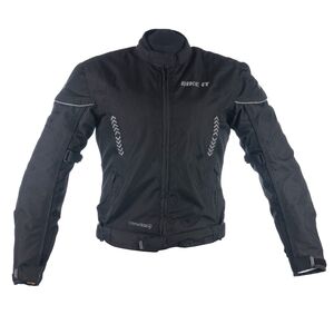 BIKE IT 'Insignia' Ladies Motorcycle Jacket (Black) click to zoom image