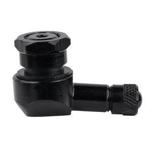 BIKE IT Aluminium 90deg. Tubeless Valve 11.3mm (Black - 1 Piece) 