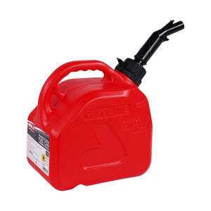 BIKE IT 5 Litre Fuel Can With Push To Pour Nozzle - Red 