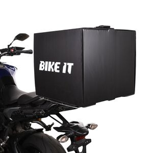BIKE IT Motorcycle Courier Multi-Functional Delivery Box (43x43x38cm 70lt) 